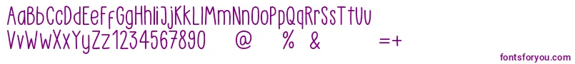 LittlePea Demo Regular Font – Purple Fonts