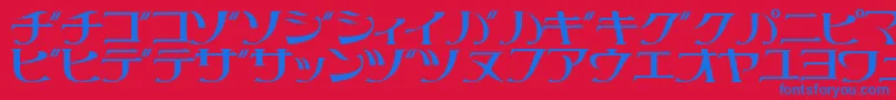 En savoir plus sur la police LITTRG   Police LITTRG   – polices bleues sur fond rouge