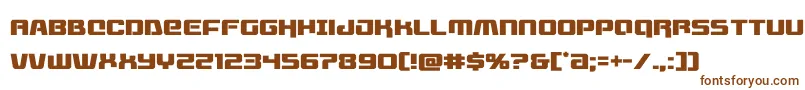 Шрифт livewired – коричневые шрифты на белом фоне