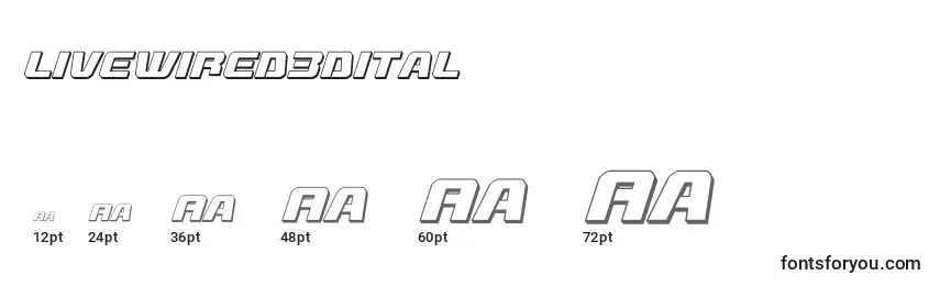 Livewired3dital (132728) Font Sizes