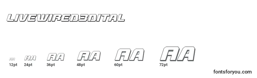 Livewired3dital (132729) Font Sizes
