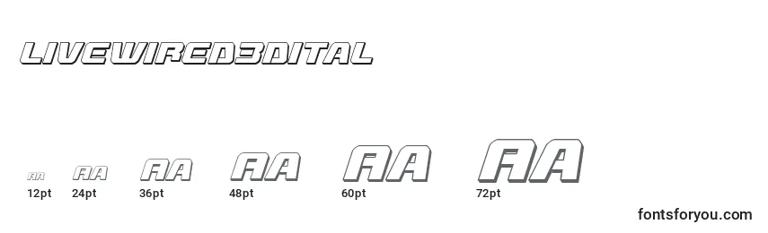 Размеры шрифта Livewired3dital (132729)