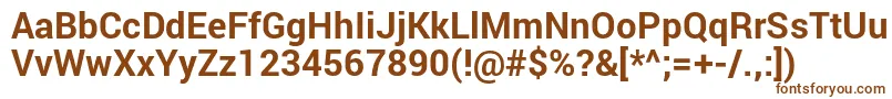 RobotoBold Font – Brown Fonts