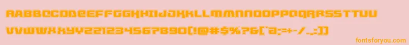 livewiredacad Font – Orange Fonts on Pink Background