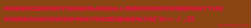 livewiredacad Font – Red Fonts on Brown Background