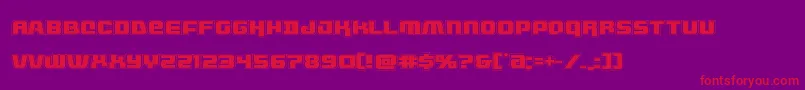 livewiredacad Font – Red Fonts on Purple Background