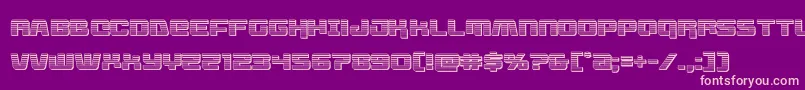 livewiredchrome Font – Pink Fonts on Purple Background