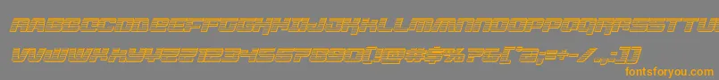fuente livewiredchromeital – Fuentes Naranjas Sobre Fondo Gris
