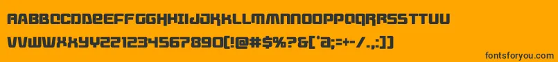livewiredcond Font – Black Fonts on Orange Background