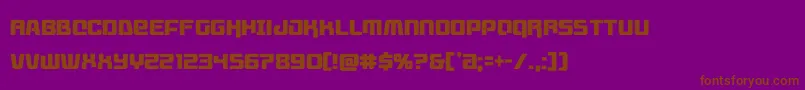 Шрифт livewiredcond – коричневые шрифты на фиолетовом фоне
