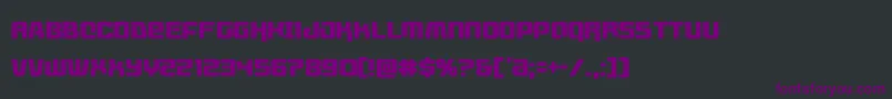 Шрифт livewiredcond – фиолетовые шрифты на чёрном фоне