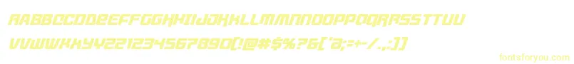 Шрифт livewiredcondital – жёлтые шрифты