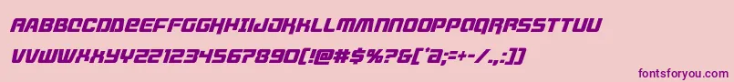 livewiredcondital Font – Purple Fonts on Pink Background
