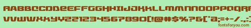 livewiredexpand Font – Brown Fonts on Green Background