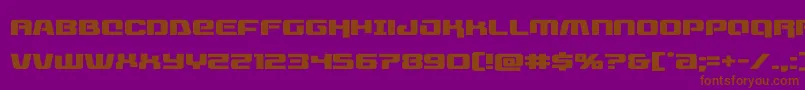 livewiredexpand Font – Brown Fonts on Purple Background