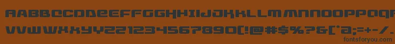 Шрифт livewiredexpand – чёрные шрифты на коричневом фоне