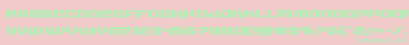 livewiredexpand Font – Green Fonts on Pink Background