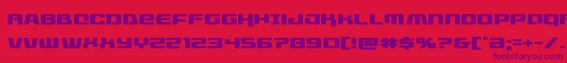 livewiredexpand Font – Purple Fonts on Red Background