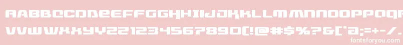 livewiredexpand Font – White Fonts on Pink Background