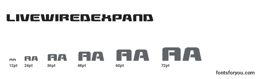 Livewiredexpand (132743) Font Sizes
