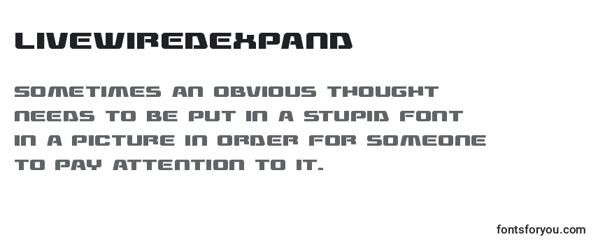 Livewiredexpand (132743) フォントのレビュー
