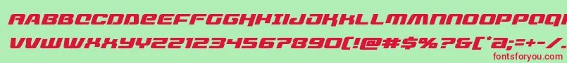 livewiredexpandital Font – Red Fonts on Green Background
