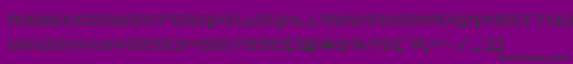 livewiredgrad-Schriftart – Schwarze Schriften auf violettem Hintergrund