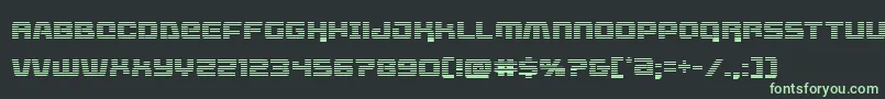 Шрифт livewiredgrad – зелёные шрифты на чёрном фоне