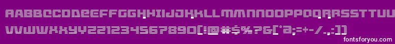 livewiredgrad Font – White Fonts on Purple Background