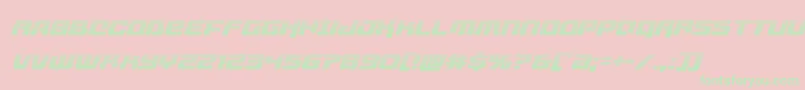 livewiredgradital Font – Green Fonts on Pink Background