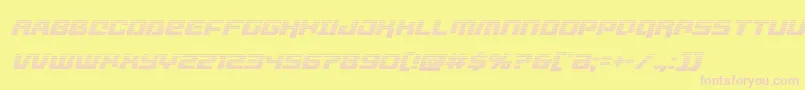 livewiredgradital Font – Pink Fonts on Yellow Background