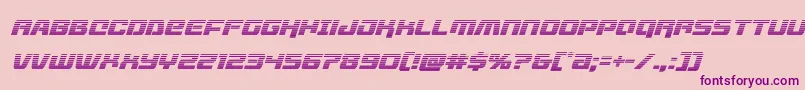 livewiredgradital Font – Purple Fonts on Pink Background