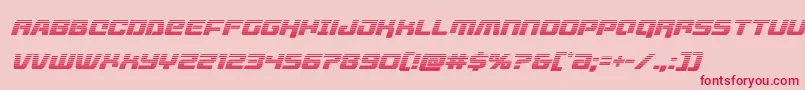 livewiredgradital Font – Red Fonts on Pink Background