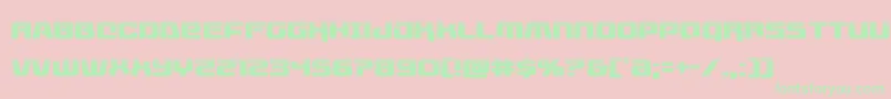 livewiredhalf Font – Green Fonts on Pink Background