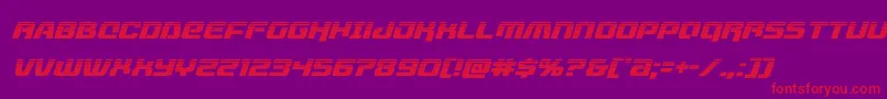 livewiredhalfital Font – Red Fonts on Purple Background