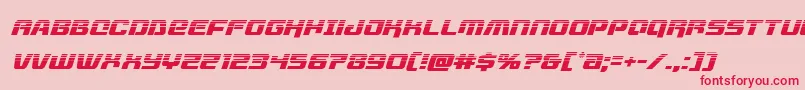 livewiredhalfital Font – Red Fonts on Pink Background