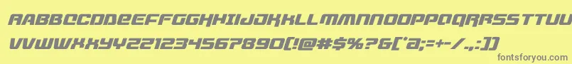 livewiredital Font – Gray Fonts on Yellow Background