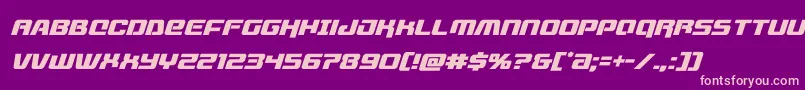 livewiredital Font – Pink Fonts on Purple Background