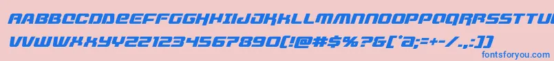 Шрифт livewiredital – синие шрифты на розовом фоне