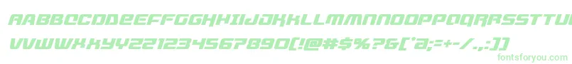 livewiredital-Schriftart – Grüne Schriften auf weißem Hintergrund