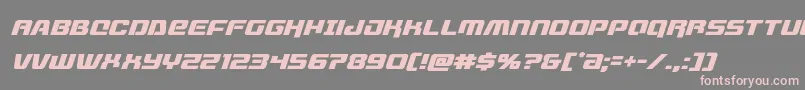 Шрифт livewiredital – розовые шрифты на сером фоне