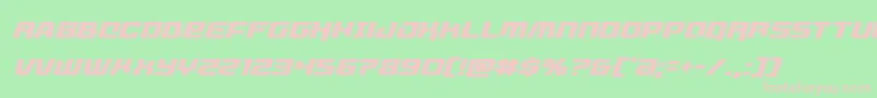 livewiredital Font – Pink Fonts on Green Background