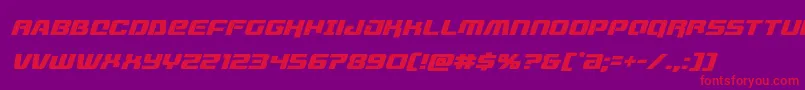 Police livewiredital – polices rouges sur fond violet