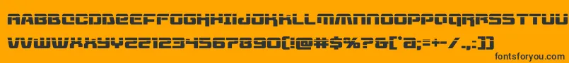 livewiredlaser Font – Black Fonts on Orange Background