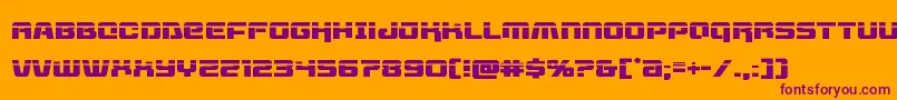 livewiredlaser Font – Purple Fonts on Orange Background