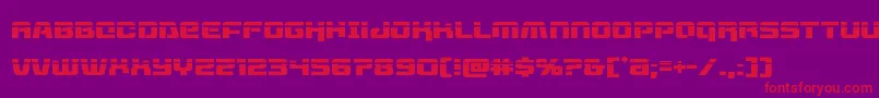 livewiredlaser Font – Red Fonts on Purple Background