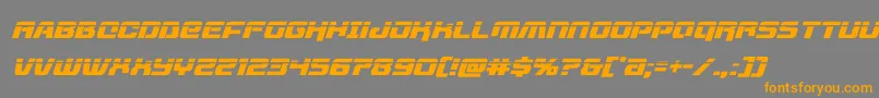 livewiredlaserital-fontti – oranssit fontit harmaalla taustalla