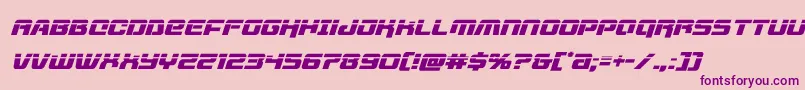 livewiredlaserital-Schriftart – Violette Schriften auf rosa Hintergrund