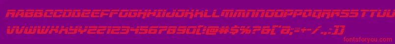 Шрифт livewiredlaserital – красные шрифты на фиолетовом фоне