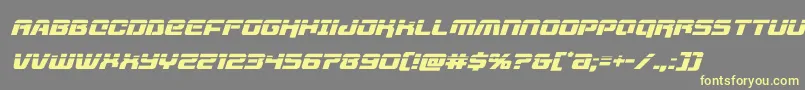 livewiredlaserital Font – Yellow Fonts on Gray Background